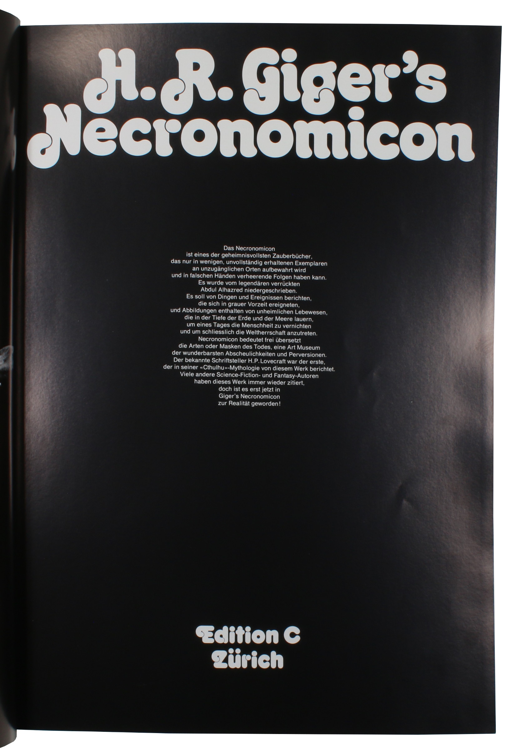 HR Giger s Necronomicon. 3rd edition. by Giger, H[ans] R[uedi ...