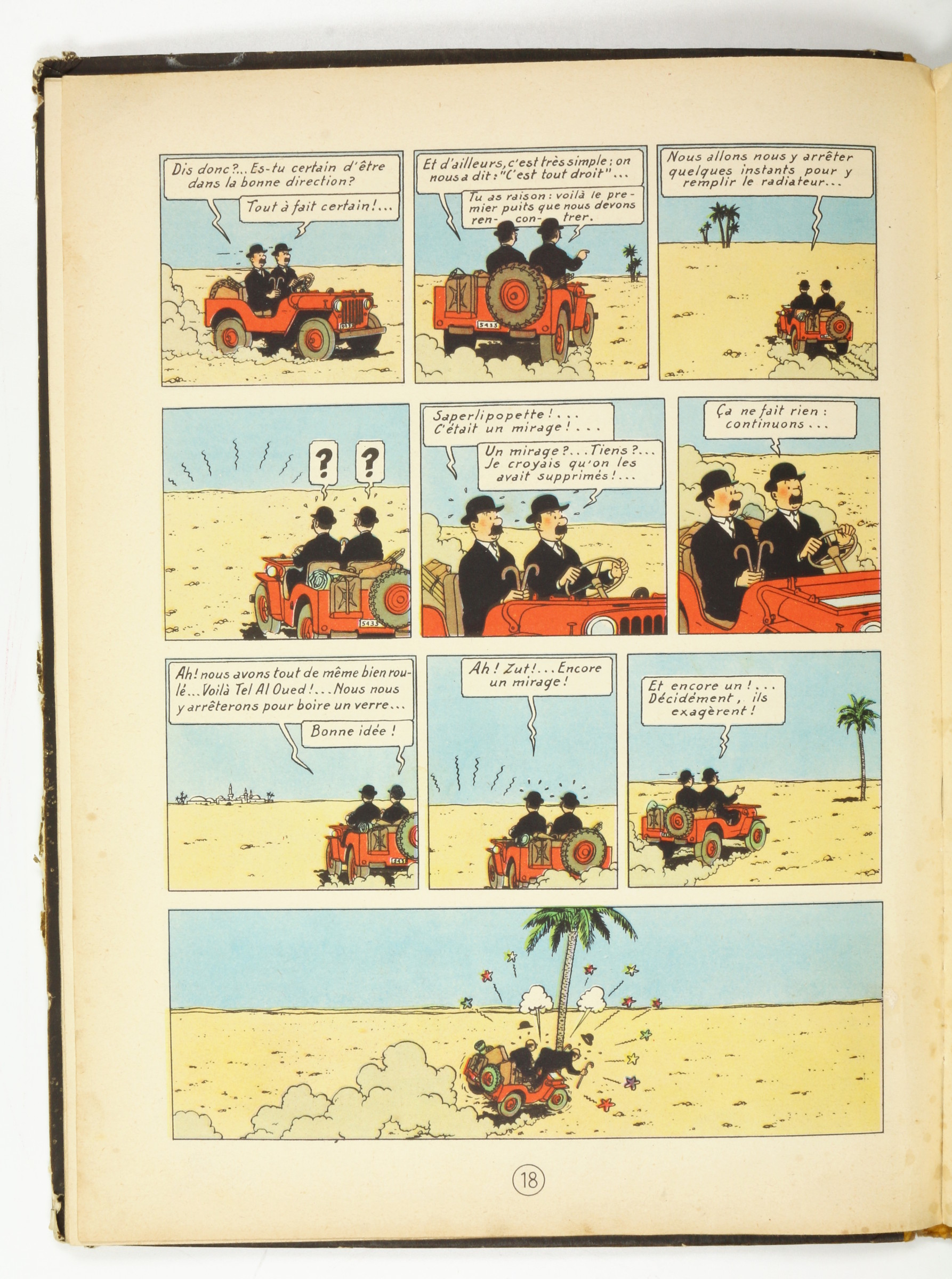 Les Aventures de Tintin au Pays de l'Or Noir. by Hergé [i.e.