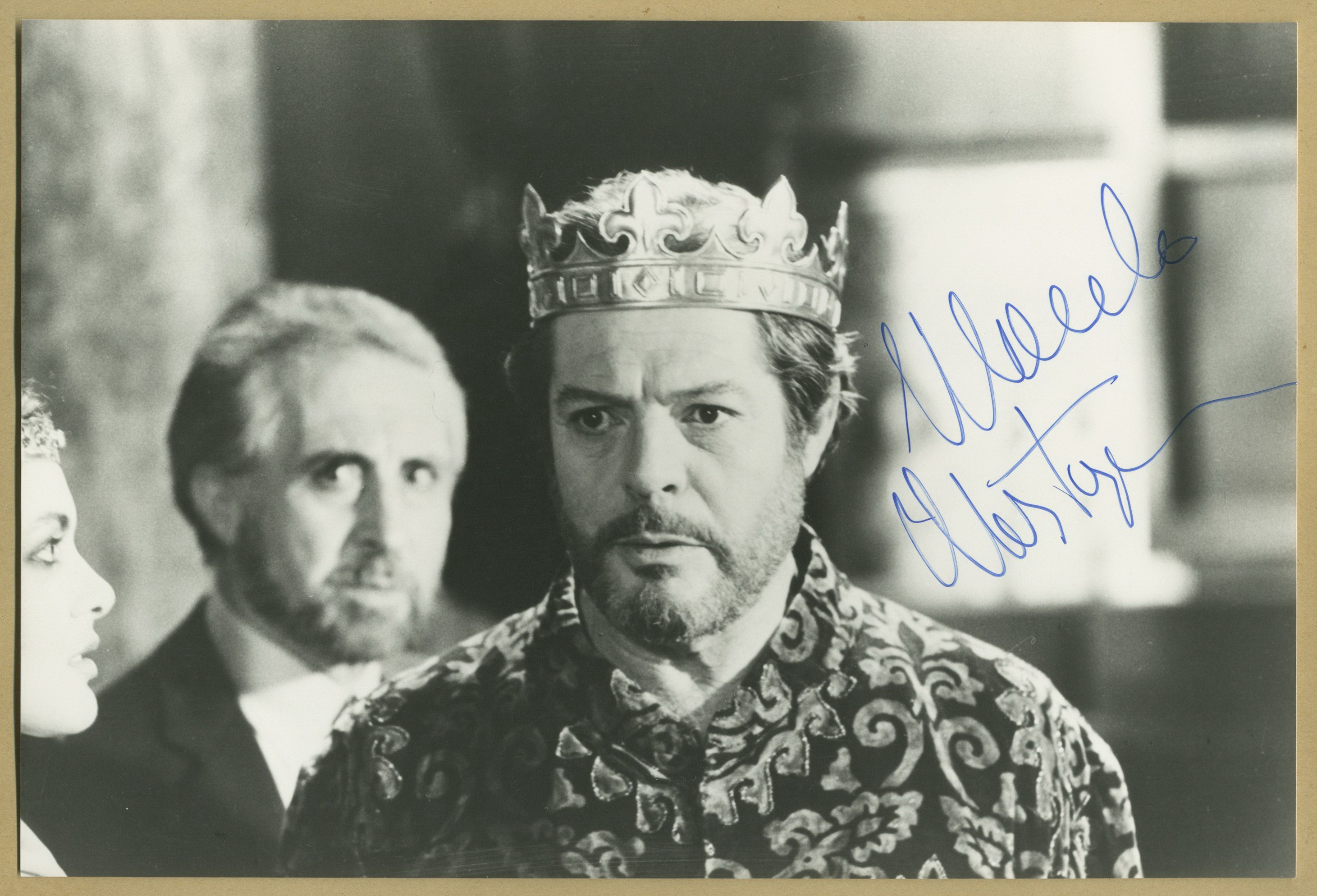 Marcello Mastroianni (19241996) Nice authentic signed photo Cannes