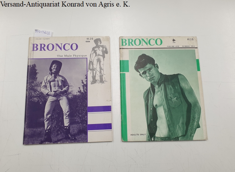 Bronco : The Male Physique : Volume One : Number One and Two : 2 Hefte ...
