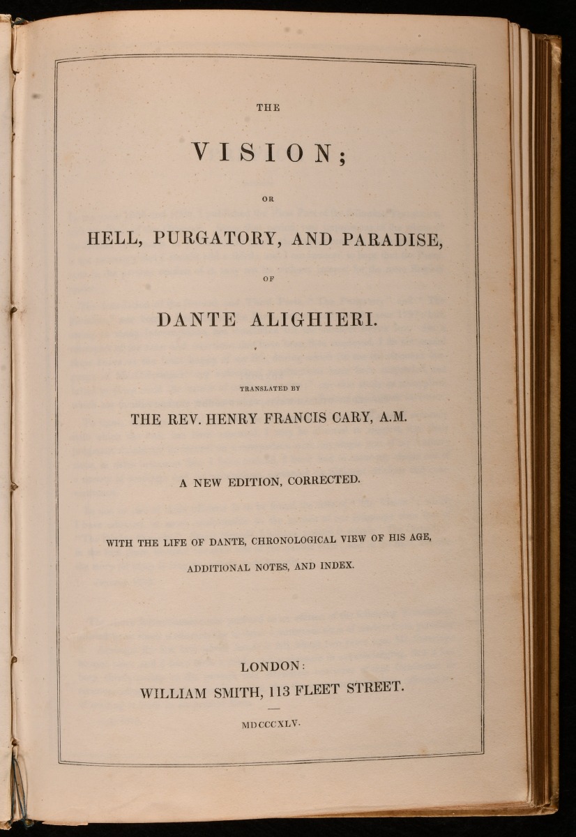 The Inferno - Dante Alighieri — The Vespiary