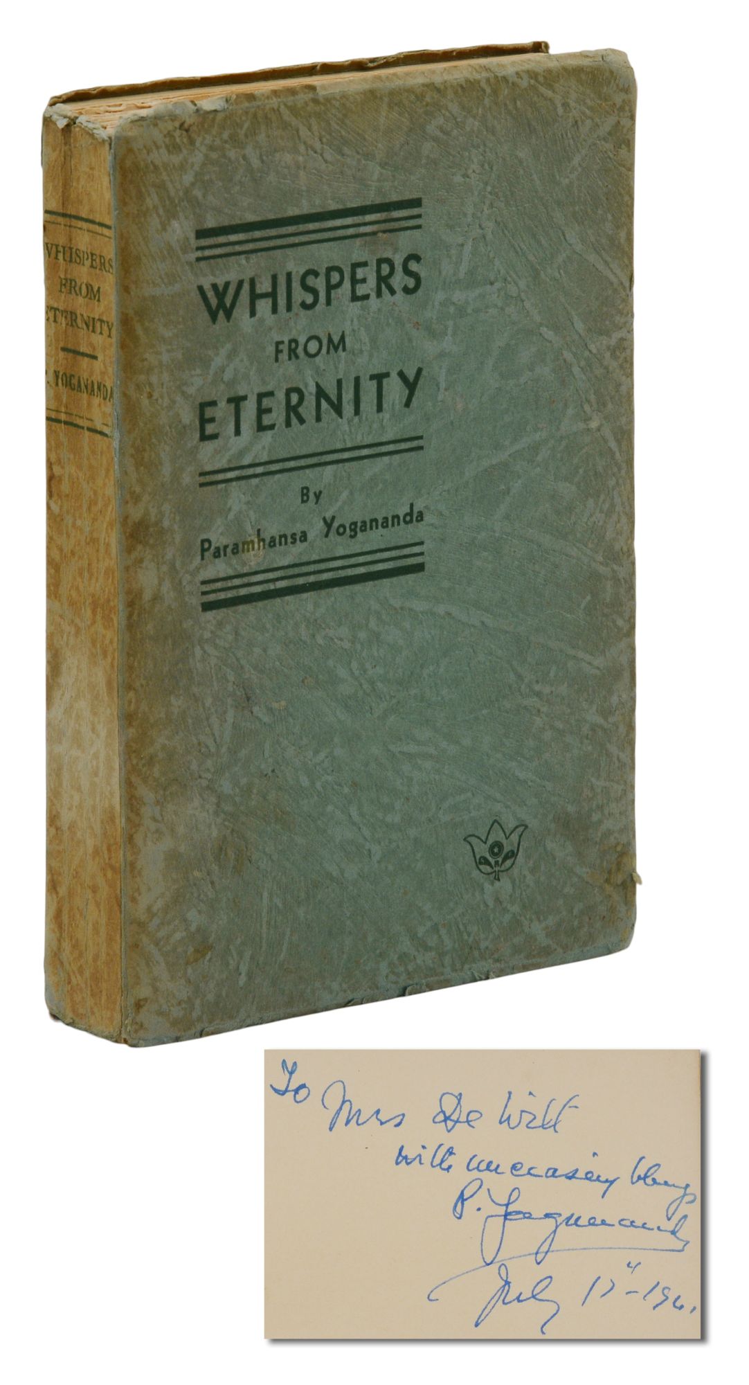Whispers from Eternity Yogananda, Paramhansa [Very Good]