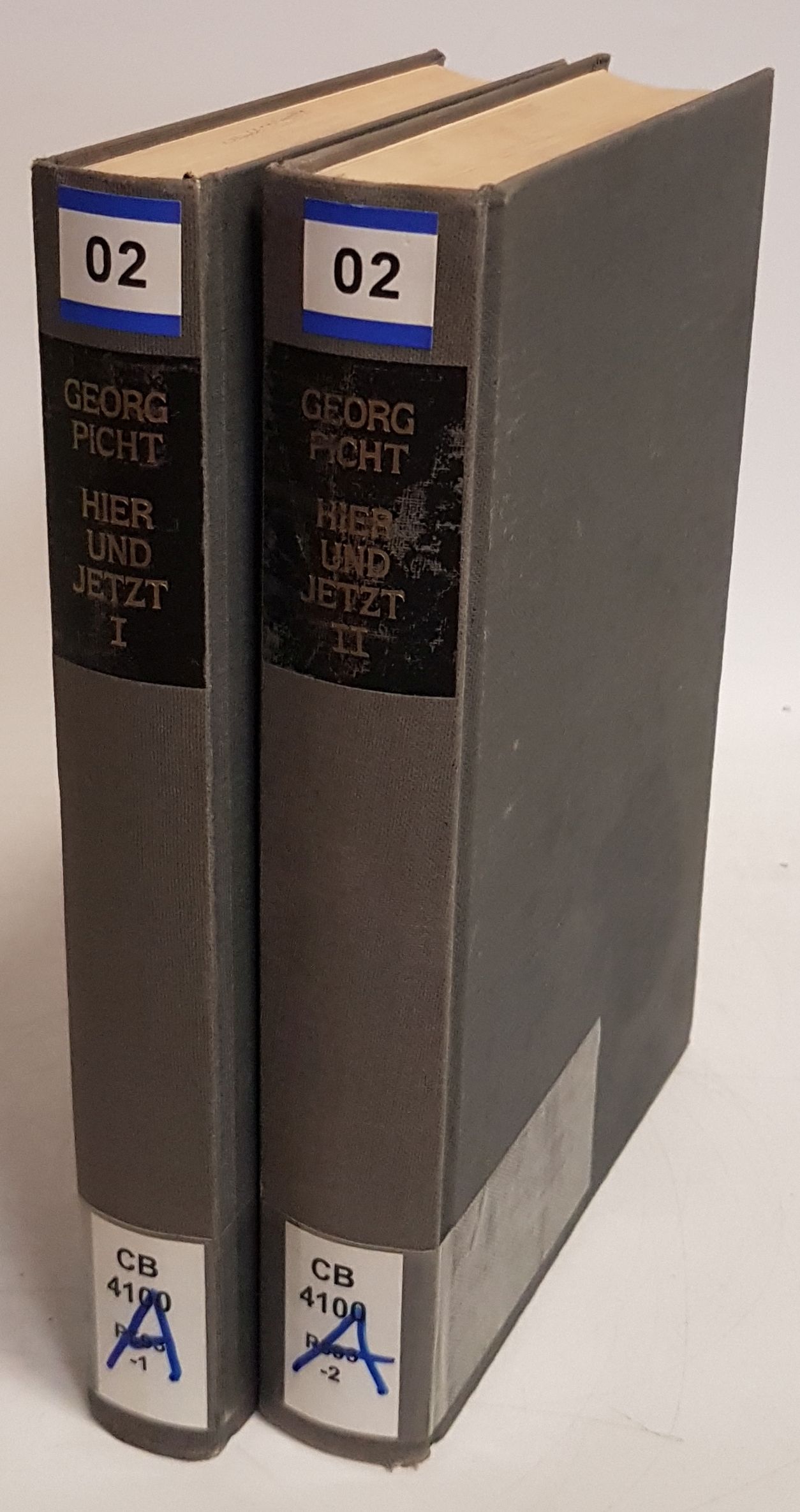Hier und Jetzt: Philosophieren nach Auschwitz und Hiroshima (2 Bände KOMPLETT) - Picht, Georg