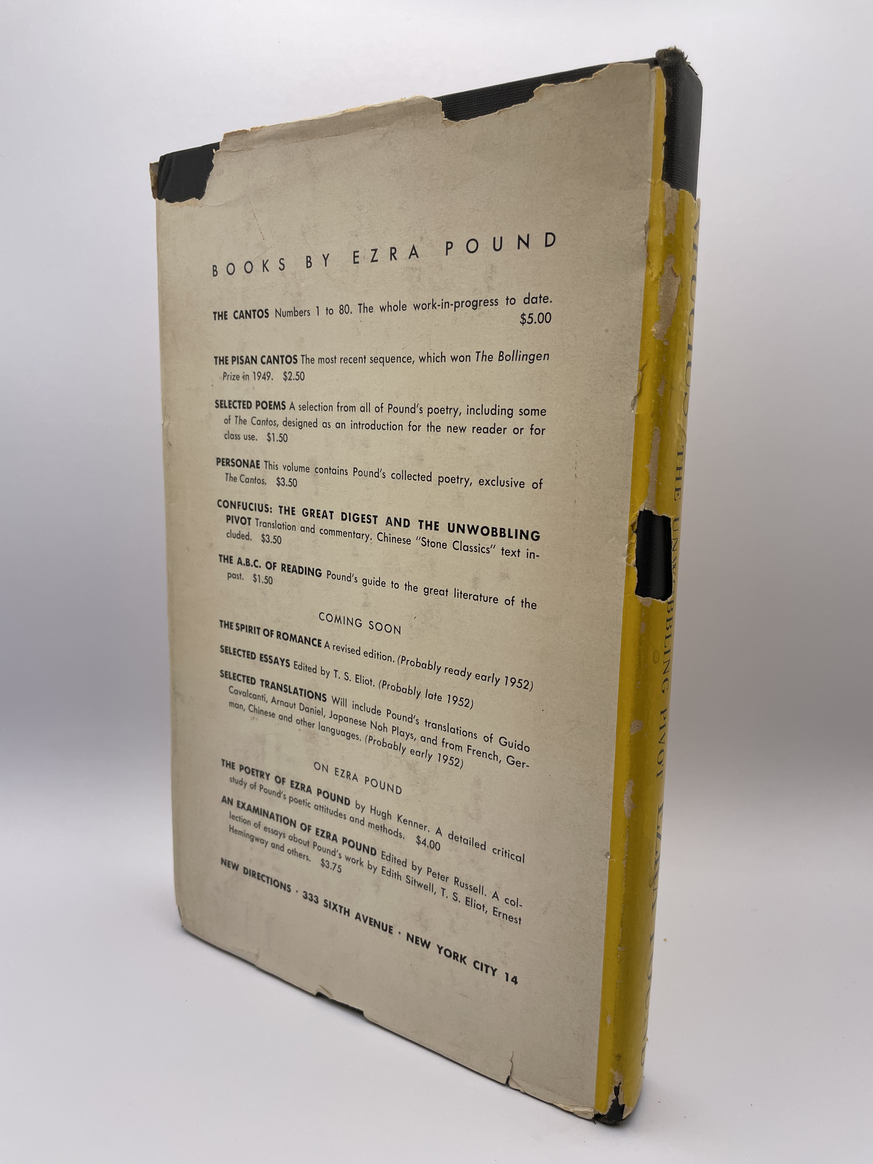 Novel on Yellow Paper  New Directions Publishing