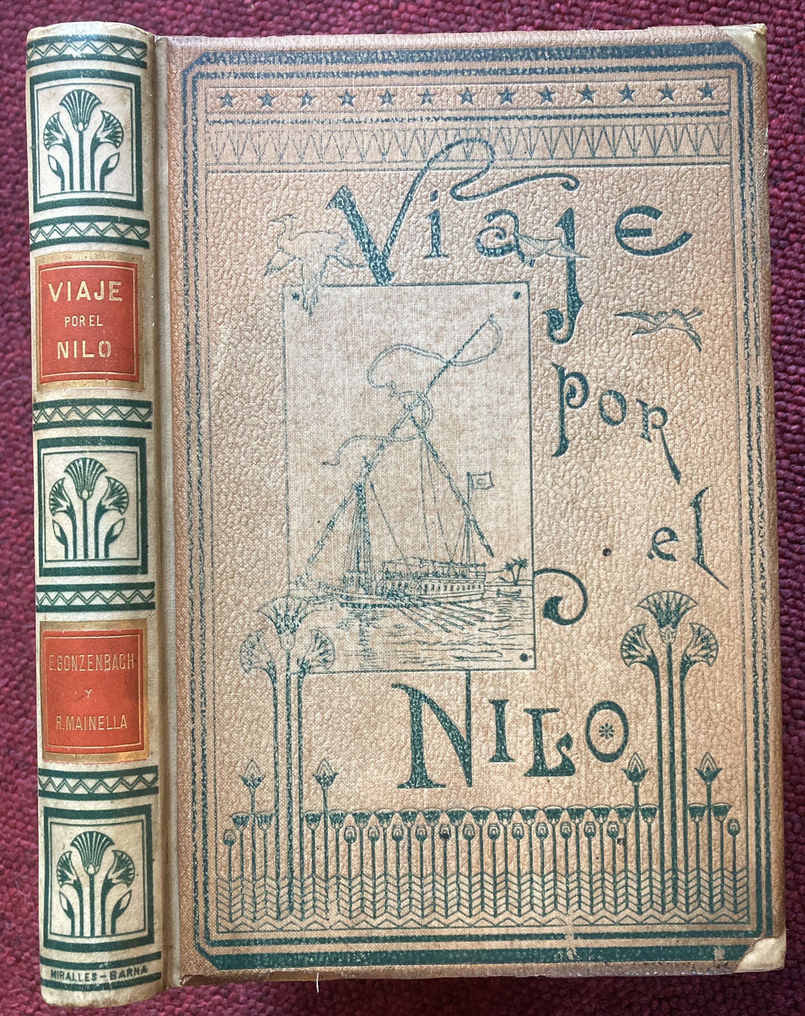 VIAJE POR EL NILO. - E. V. Gonzenbach.