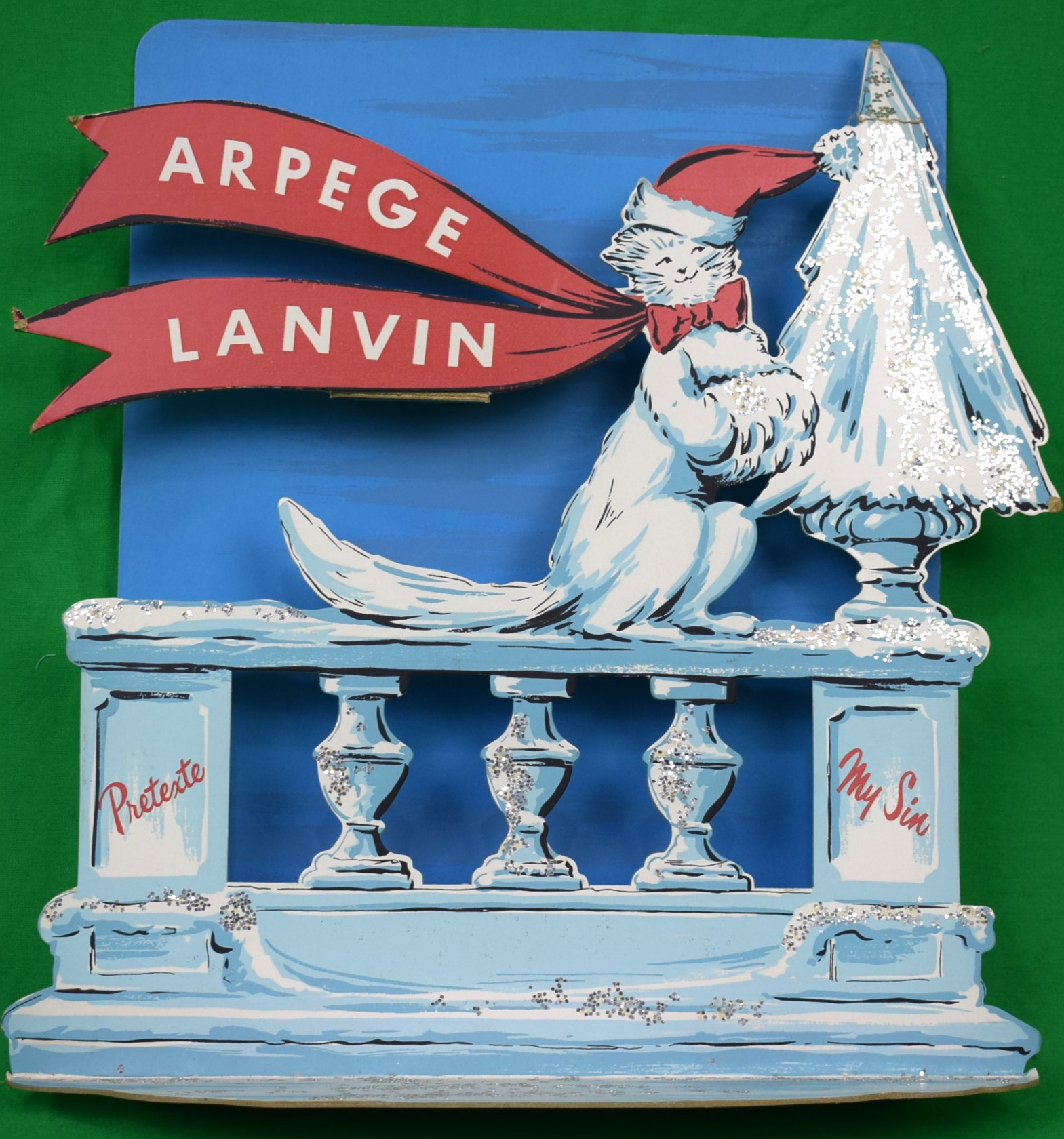 Arpege x Lanvin My Sin Perfume 3-D Advert Sign Alexander Warren Montel [Very Good]