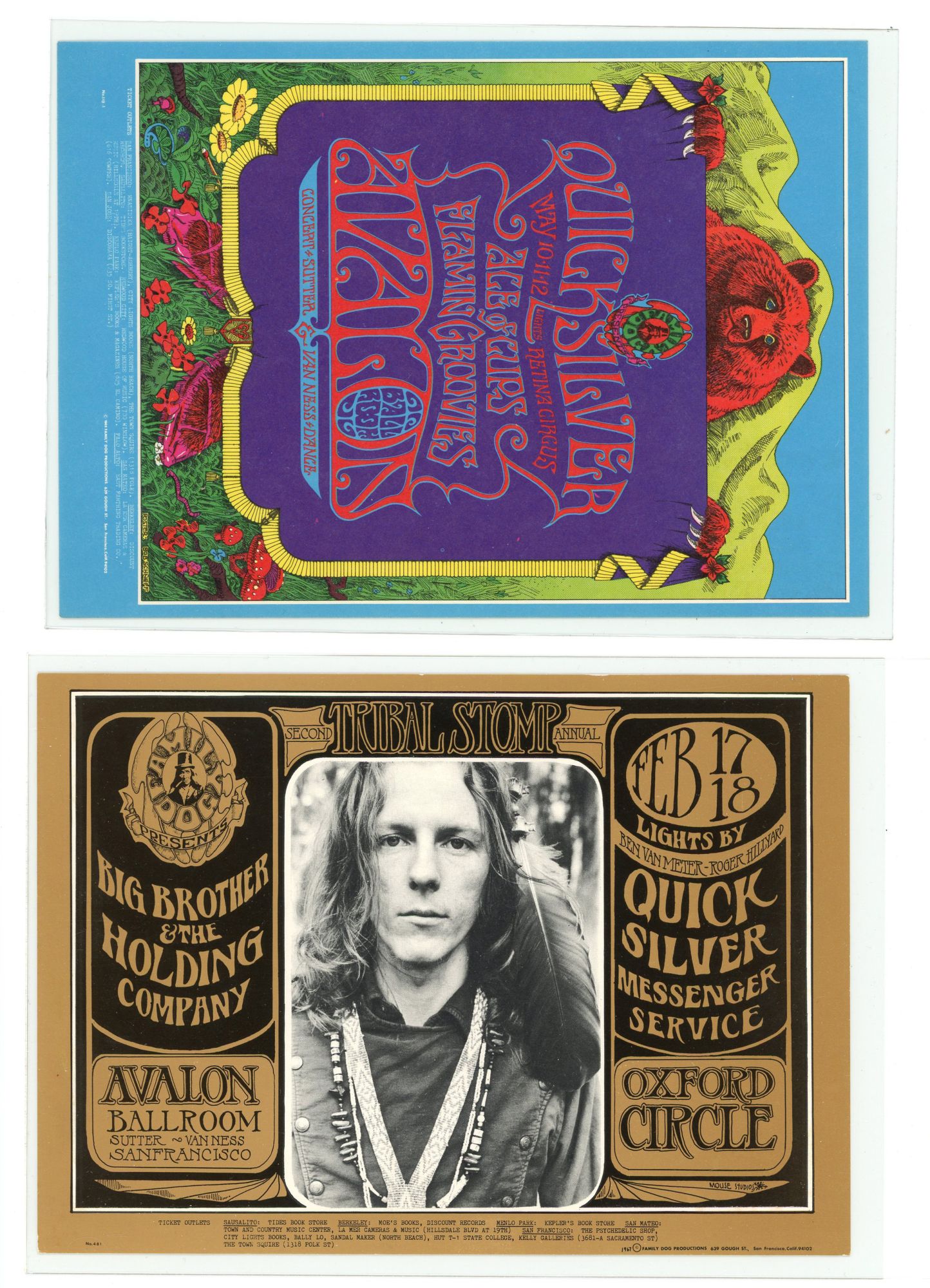 A Collection of Twelve Family Dog Postcards [Family Dog]; [Psychedelia]; [The 1960's Counterculture] [Fine]