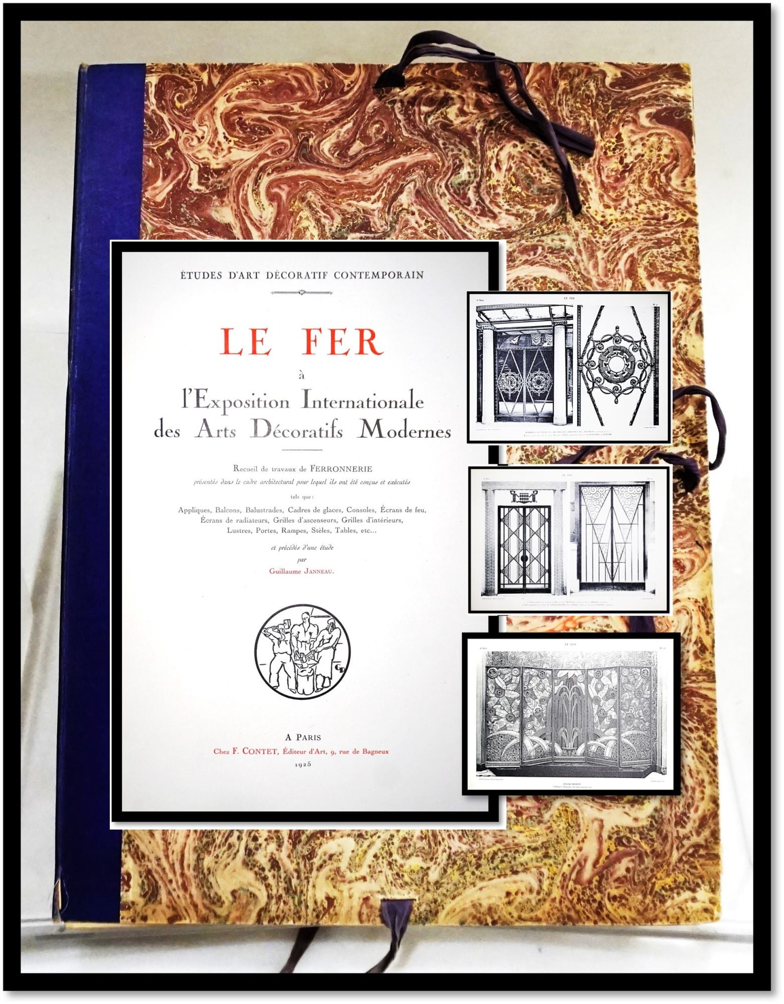 LE FER a l'Exposition Internationale de Arts Decoratifs Modernes. [The Iron at the International Exhibition of Modern Decorative Arts.] [Art Deco] Ja