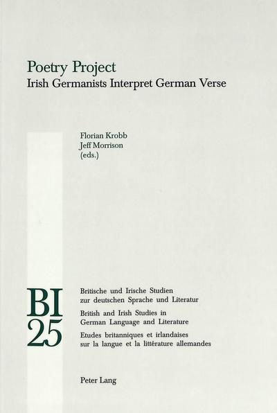 Poetry Project : Irish Germanists Interpret German Verse - Sabine Krobb