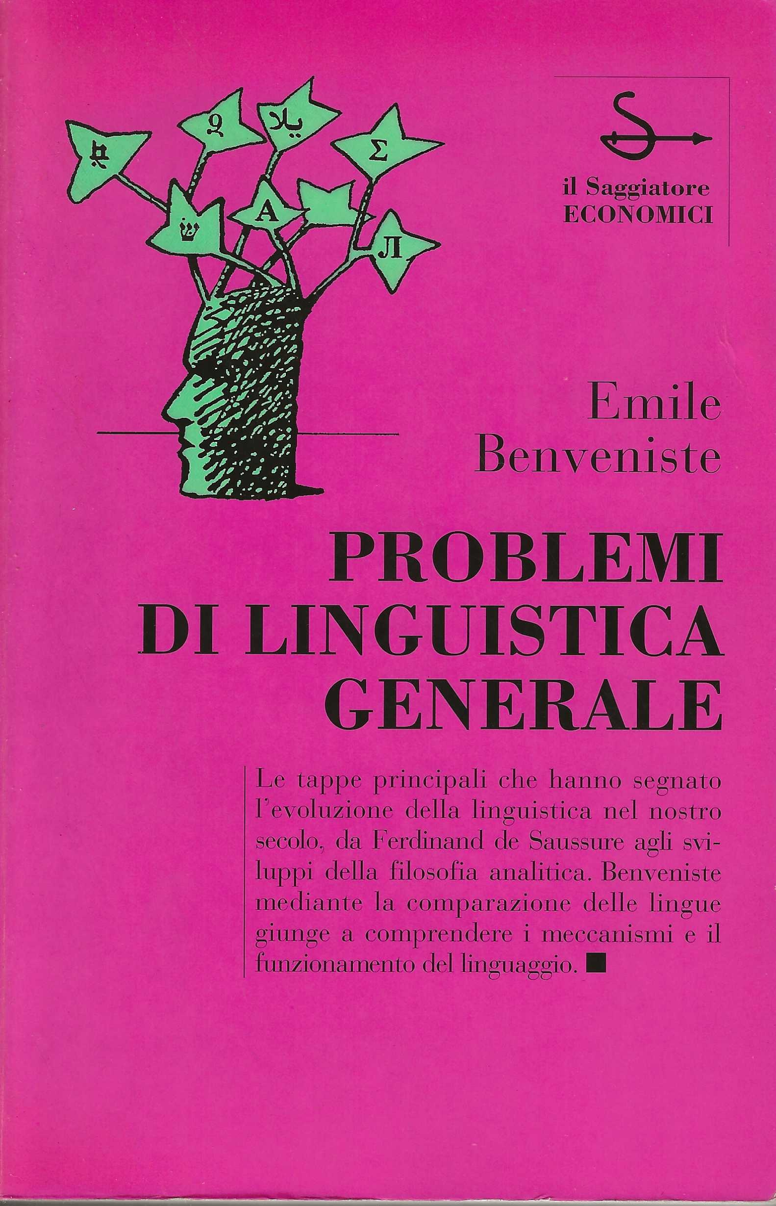 Problemi di Linguistica Generale - Emile Benveniste