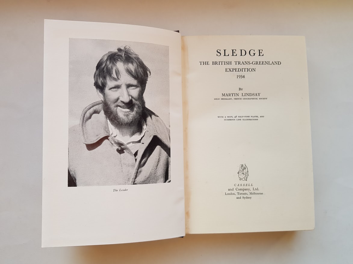 Sledge, The British Trans-Greenland Expedition, 1934 by Lindsay, Martin ...