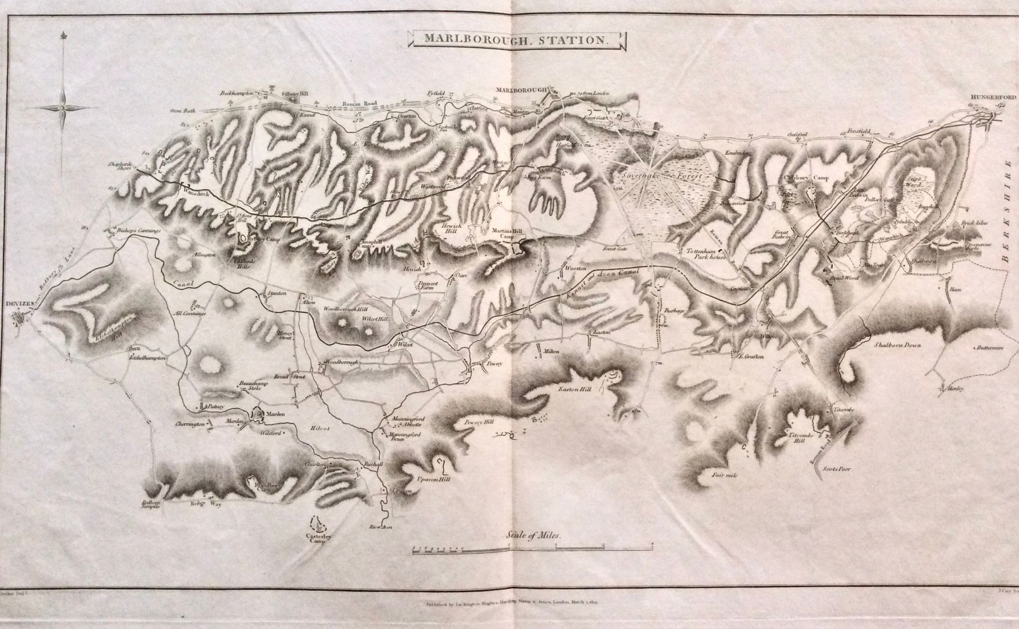 MAP OF MARLBOROUGH, WILTSHIRE MAPS Barnebys