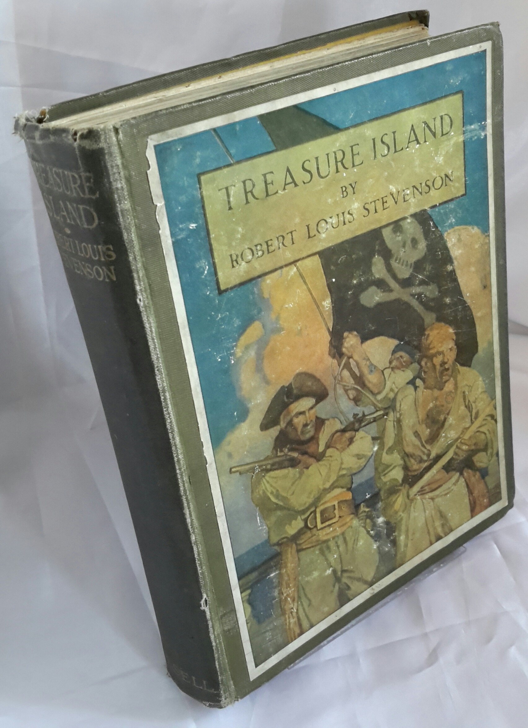 Treasure Island. FIRST EDITION THUS. STEVENSON, Robert Louis. Illustrated by N. C. WYETH. [ ] [Hardcover]