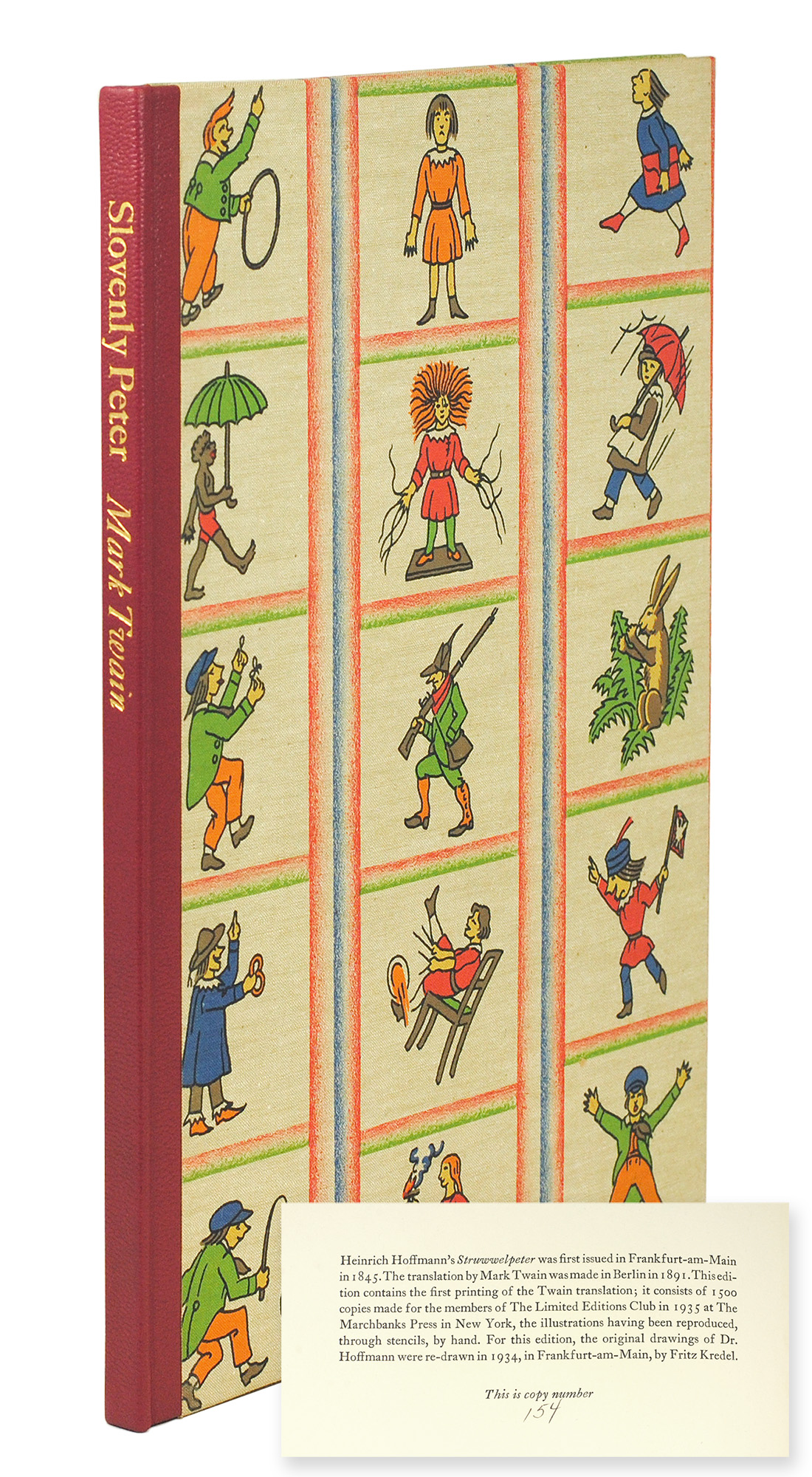 Slovenly Peter. Translated into English jingles from the original