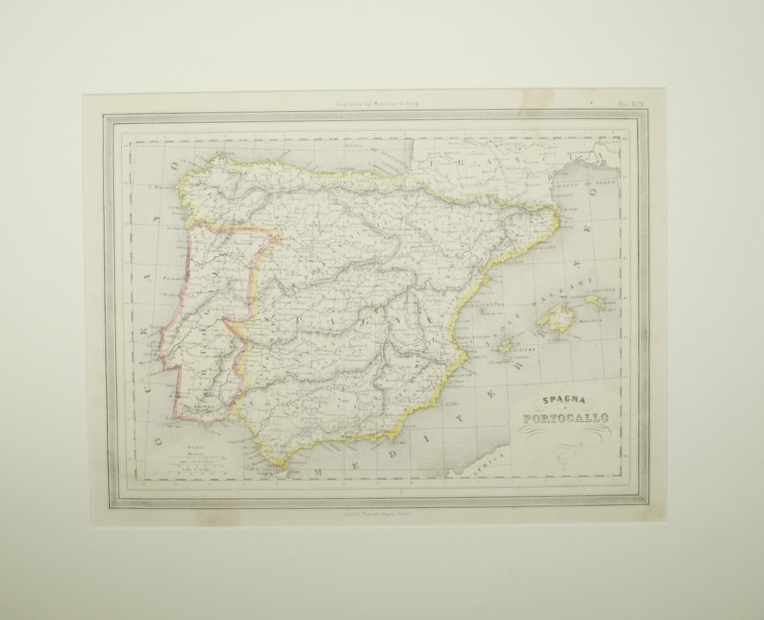 Abebooks Carta della Spagna e Portogallo