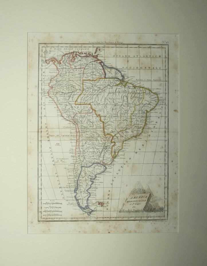 Abebooks Atlante Universale portatile - Carta dell'America Meridionale di P. Lapie