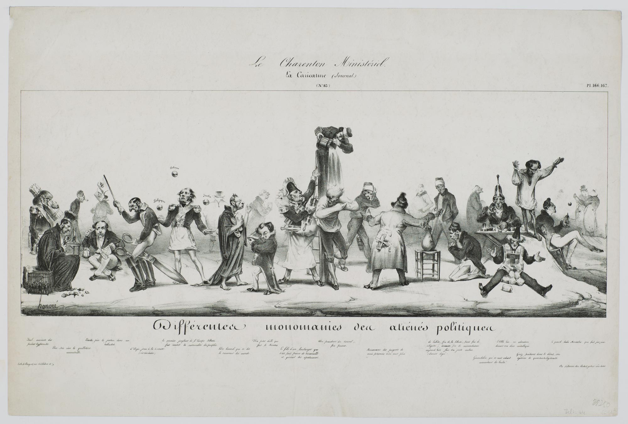 Le Charenton Ministériel. Différentes monomanies des aliénés politiques