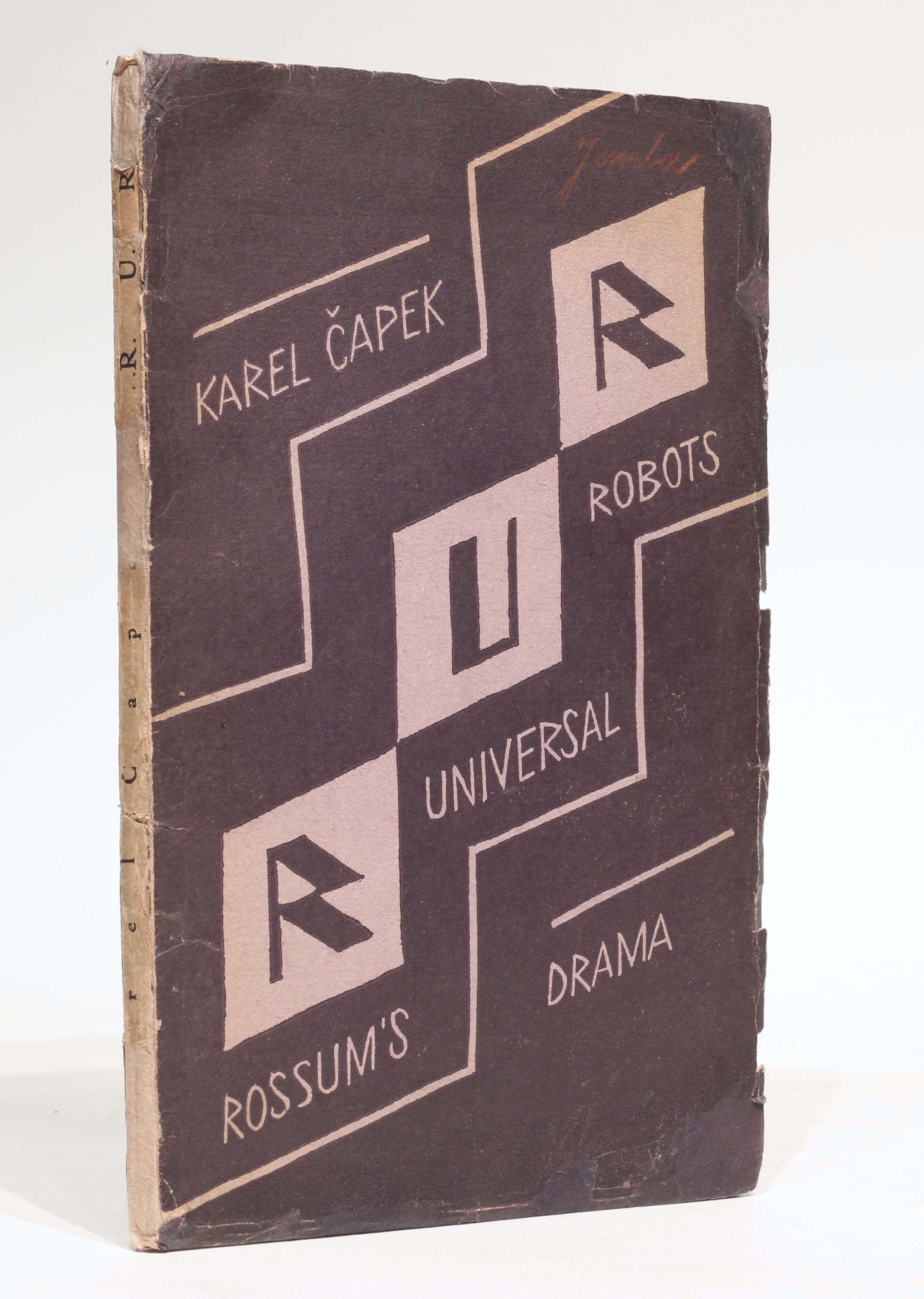 Universal　Rossum's　Edition　(1920)　Very　Good　Karel:　Robots.　1st　von　Soft　Science　CAPEK,　cover　of　Milestones　Books