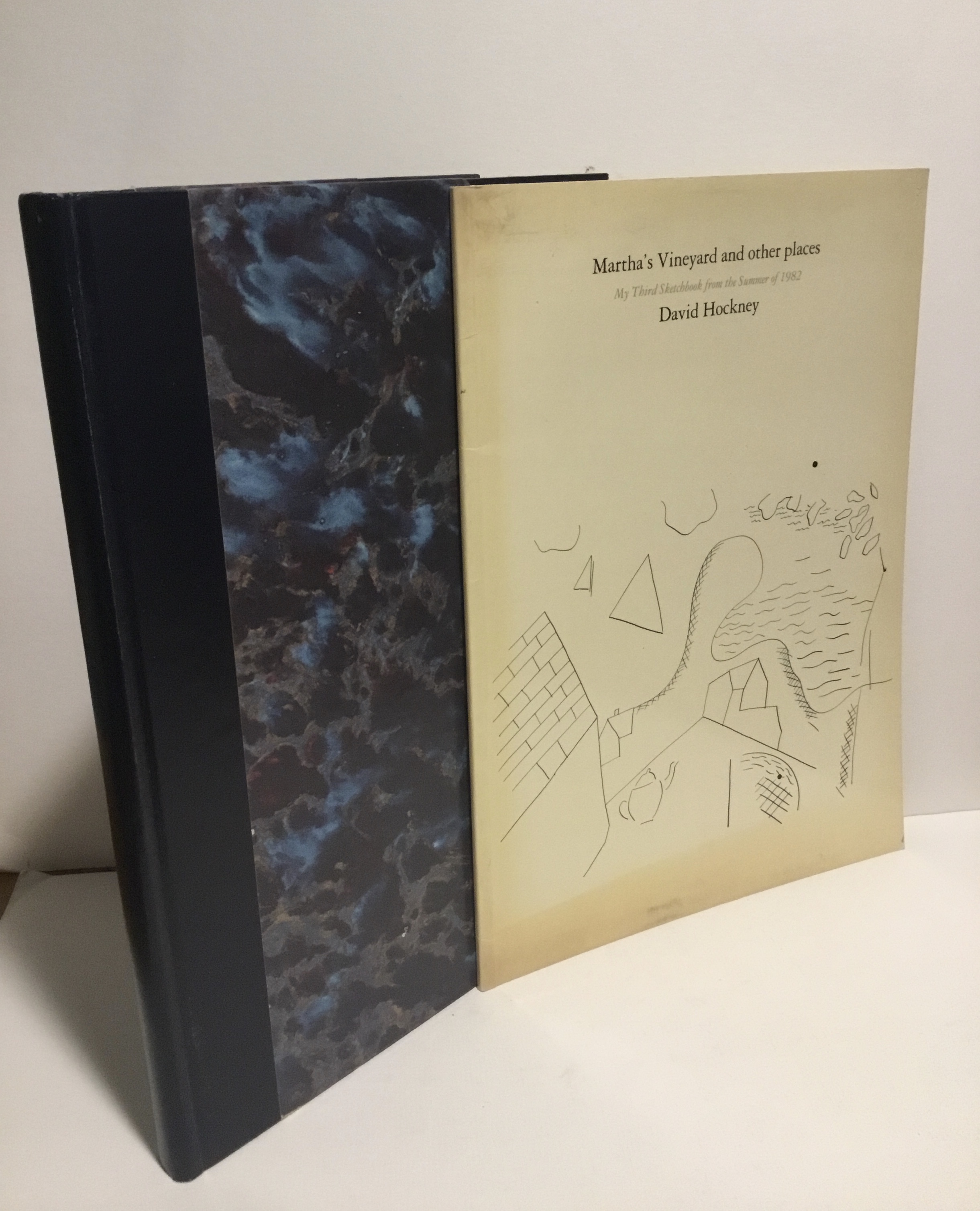 Martha's Vineyard and Other Places: My Third Sketchbook from the Summer of 1982 (Abrams Facsimile Reproduction Sketchbook Series) by Hockney, David: Fine Hardcover (1985) 1st Edition | Chris Grobel Martha's Vineyard and Other Places: My Third Sketchbook from the Summer of 1982 (Abrams Facsimile Reproduction Sketchbook Series) by Hockney, David: Fine Hardcover (1985) 1st Edition | Chris Grobel