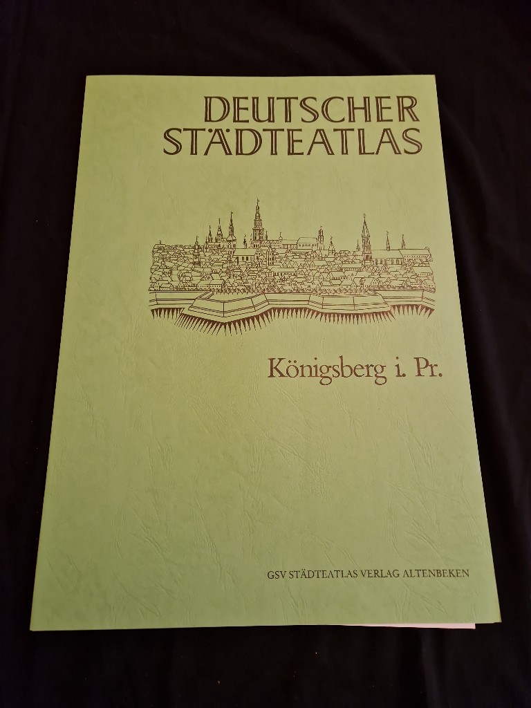 Deutscher Städteatlas: Lieferung II (1979), Nr. 7: Königsberg in Pr. (in einer Flügelmappe). - Stoob, Heinz (Hg.) und Walther (Bearb.) Hubatsch