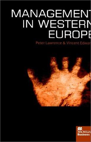 Management in Western Europe - Lawrence, Peter,Edwards, Vincent