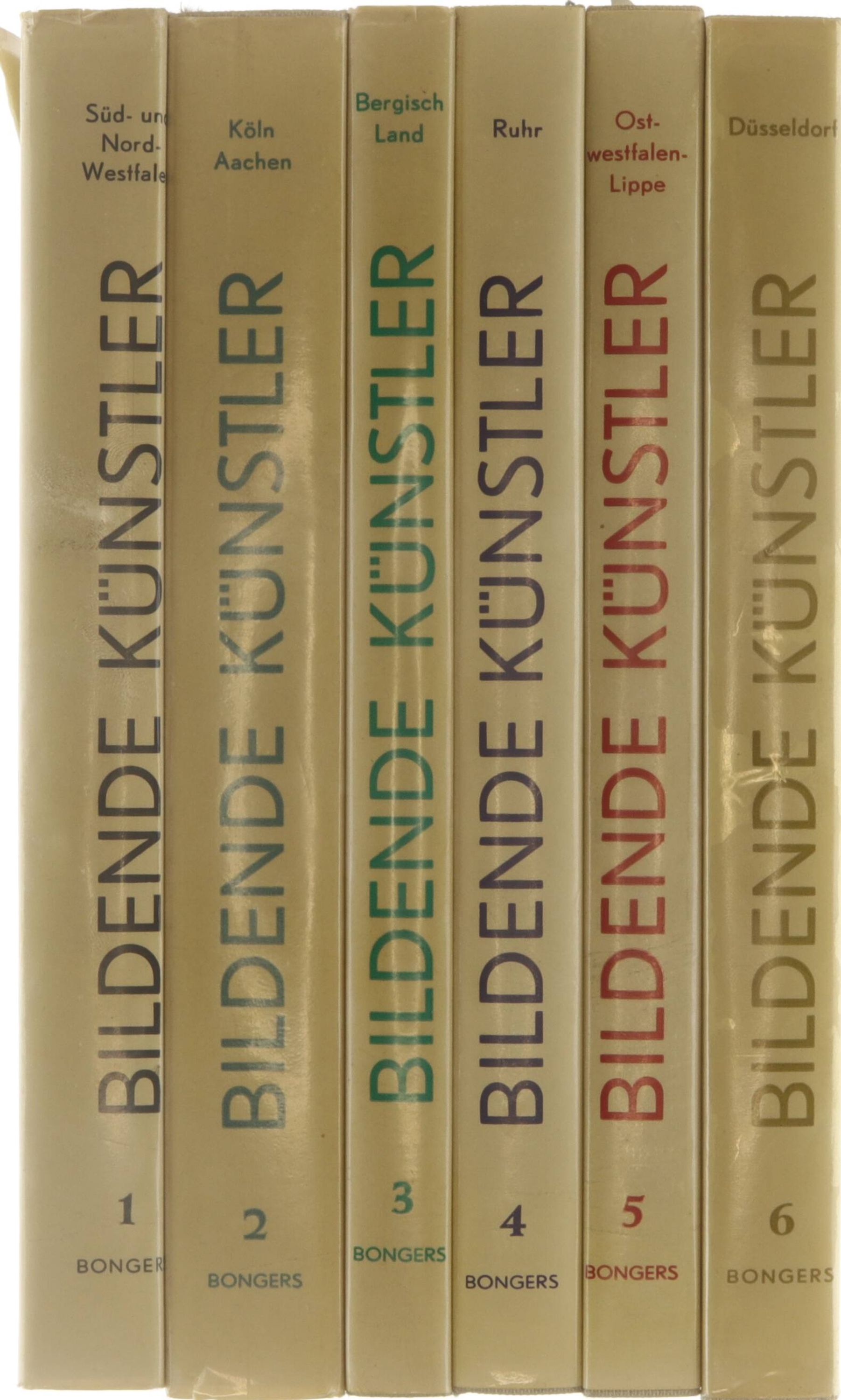 Bildende Künstler im Land Nordrhein Westfalen Band 1 - 6 ( 6 volumes )