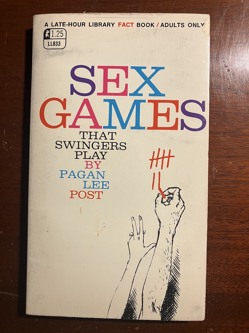 Sex Games That Swingers Play by Pagan Lee Post Fair Soft cover (1969) Paper Smut