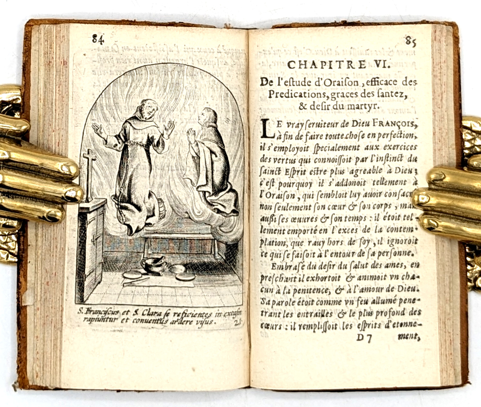 Histoire Admirable de la Vie du Pere Seraphic S. Francois, Exemplair de