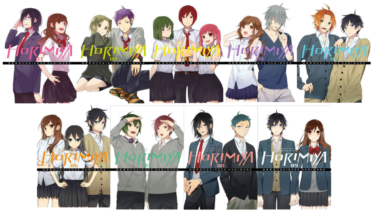 HORIMIYA Series Collection Set by HERO MANGA Paperback Books 1-9 Brand ...