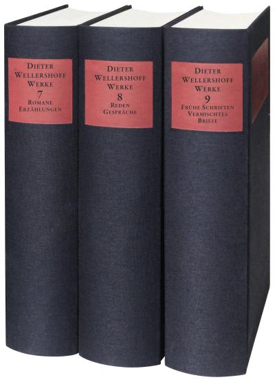 Werke, 3 Bde. Bd.7-9 : Bd.7: Romane, Erzählungen; Bd.8: Reden, Gespräche; Bd.9: Frühe Schriften, Vermischtes, Briefe - Dieter Wellershoff
