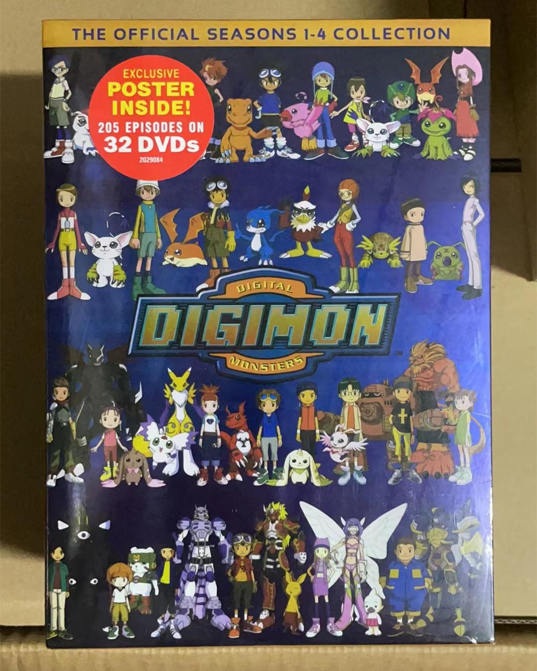 Digimon: Digital Monsters The Official Seasons 1-4 Collection [32 Discs]  [DVD] - Best Buy