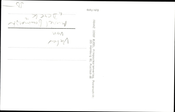 Ansichtskarte / Postkarte Schauspieler Edwin NoëlBaumeister, Portrait