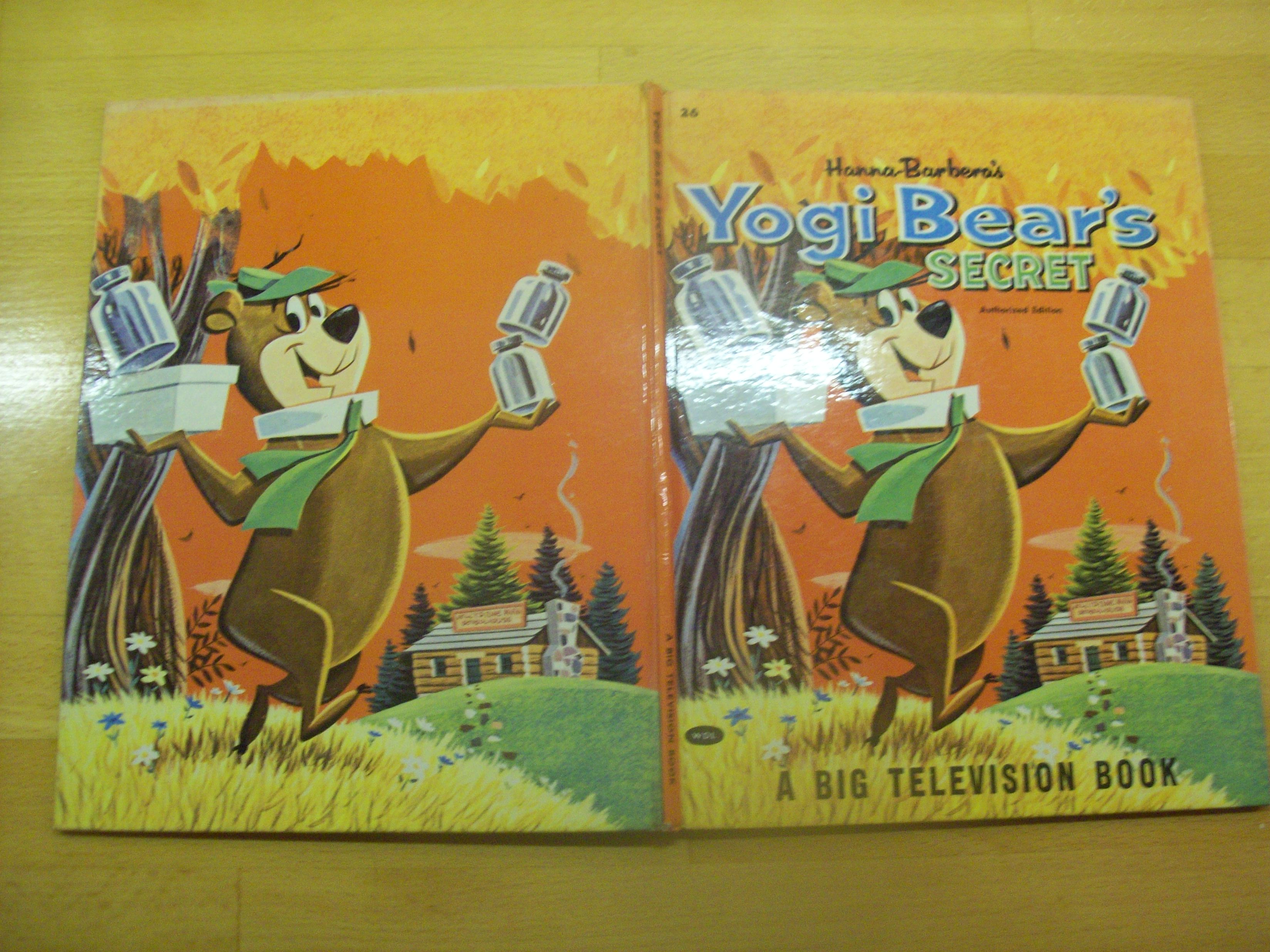 Yogi Bear's Secret A Big Television Book Near Fine Hardcover (1963