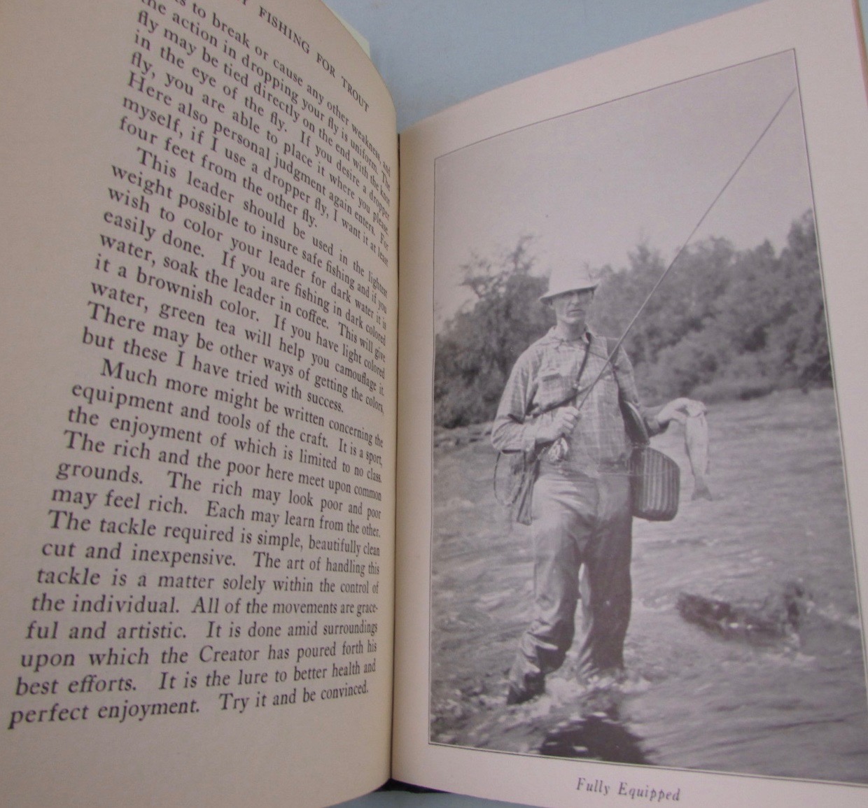 Fly Fishing For Trout 1930 by Catlin Mark Very Good Hardcover (1930