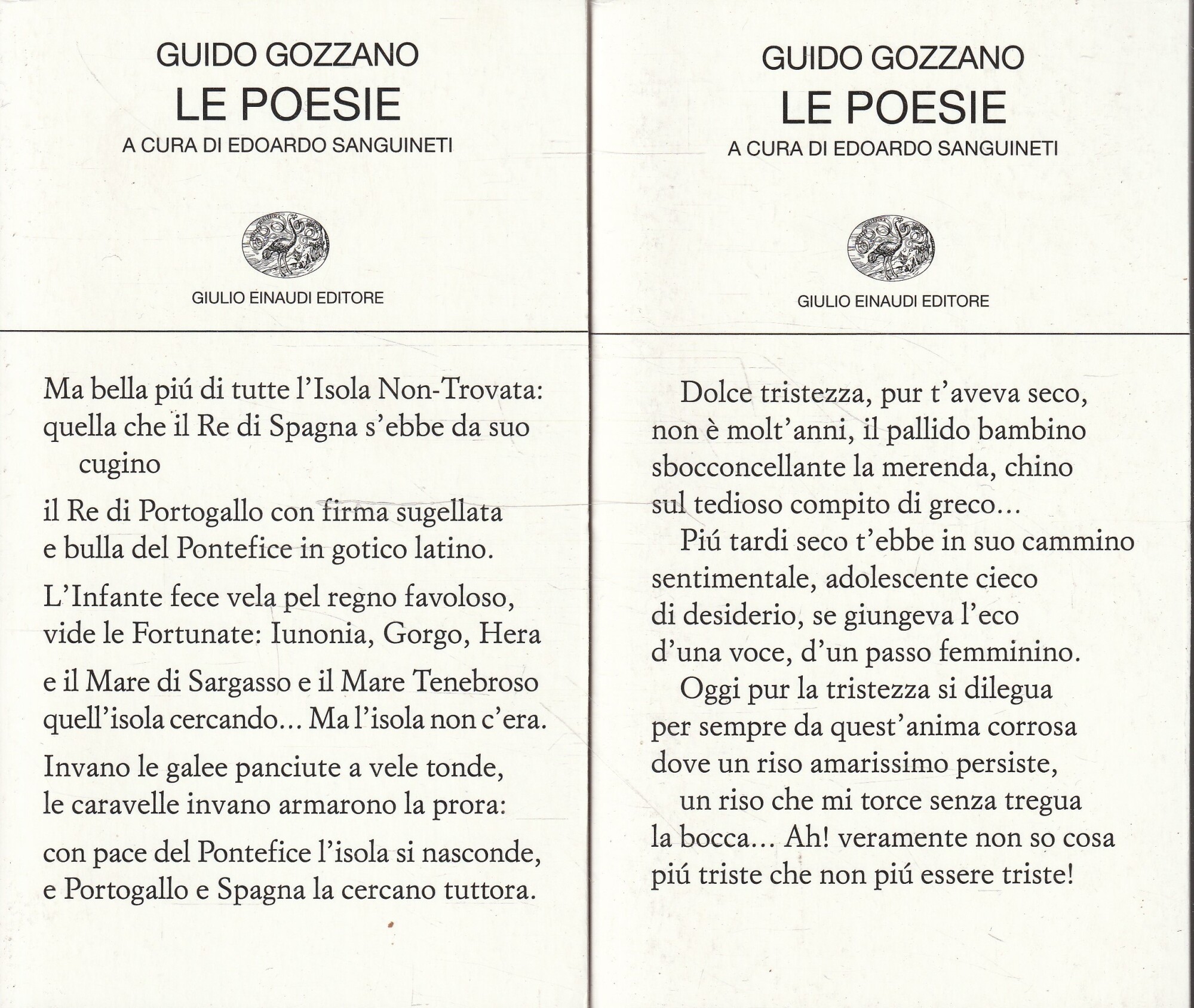 Le poesie (2 volumi)-Parte I: La via del rifugio; I colloqui. Parte II:Le farfalle; Poesie sparse - Guido Gozzano