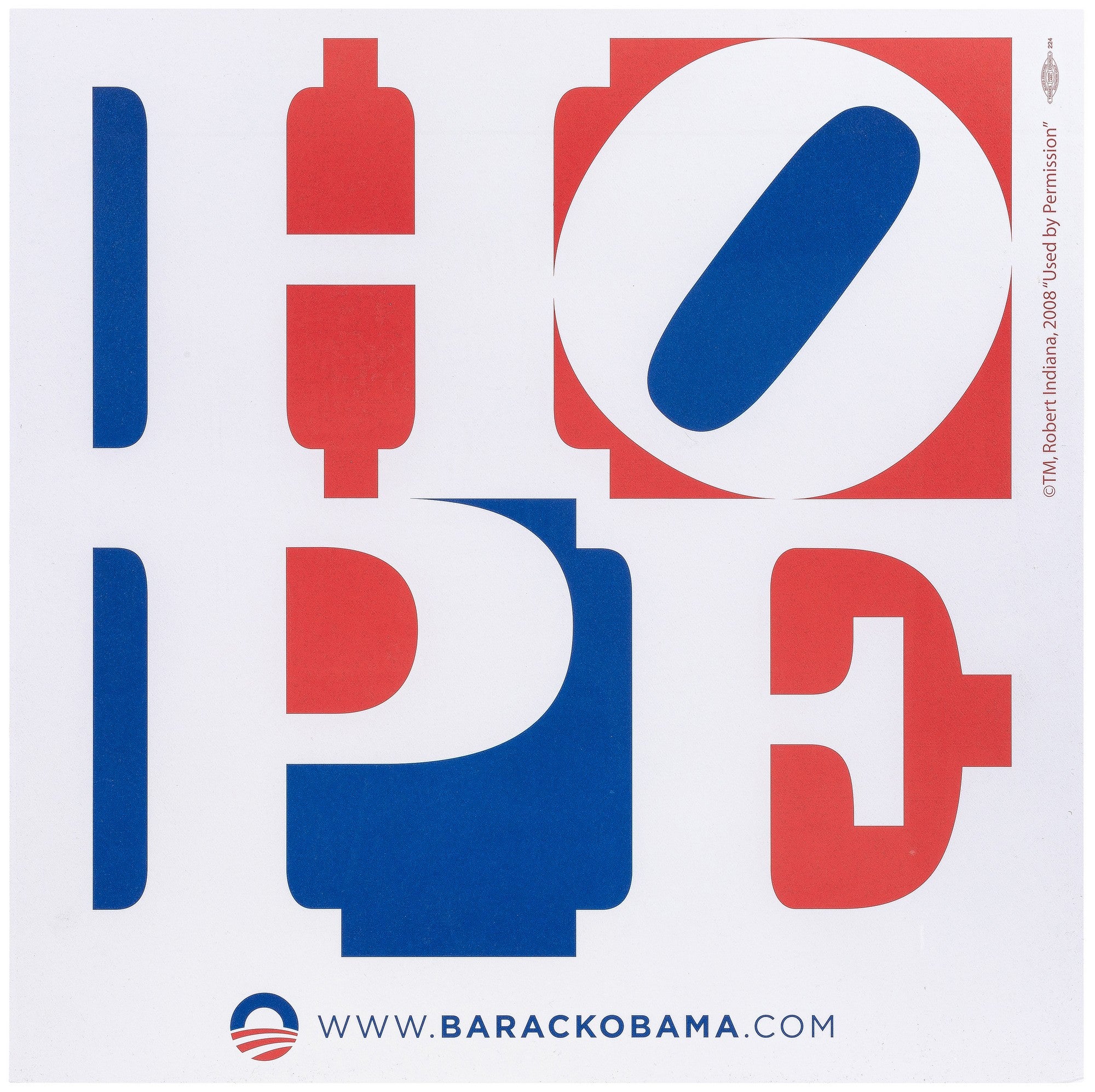 [Poster] Hope by INDIANA, Robert. Barack Obama Fine Unbound (2008) Between the CoversRare