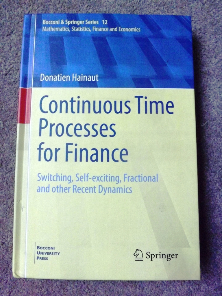 Good　Switching,　other　Very　Recent　and　by　Hainaut,　Books　Self-exciting,　Hardcover　Fractional　Lacey　Ltd　Continuous　Donatien:　for　Dynamics　Time　(2022)　Processes　Finance: