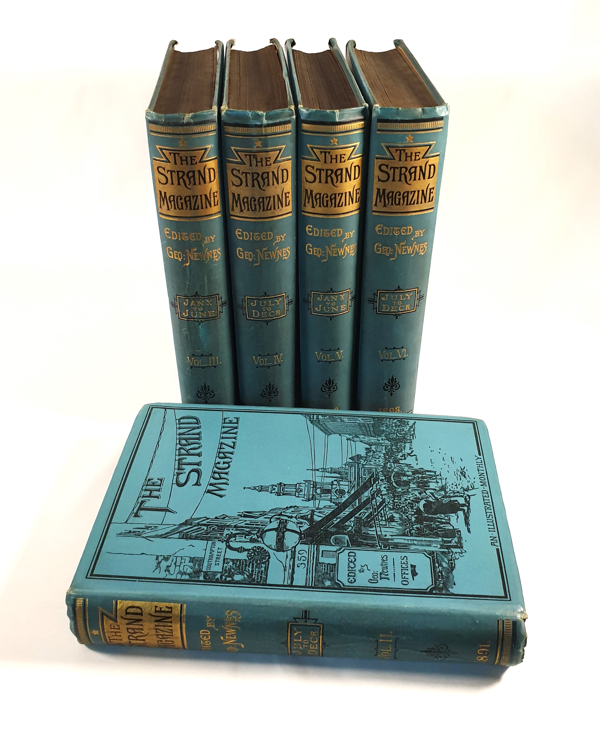 The Strand Magazine - An Illustrated Monthly ( Bound Vol. II to VI) by Geo. Newnes (Editor): Sehr gut Hardcover (1891) | Nik's Bookstore Versandantiquariat, PBFA The Strand Magazine - An Illustrated Monthly ( Bound Vol. II to VI) by Geo. Newnes (Editor): Sehr gut Hardcover (1891) | Nik's Bookstore Versandantiquariat, PBFA