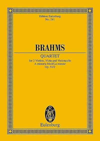 Streichquartett a-Moll : op. 51/2. Streichquartett. Studienpartitur. - Wilhelm Altmann