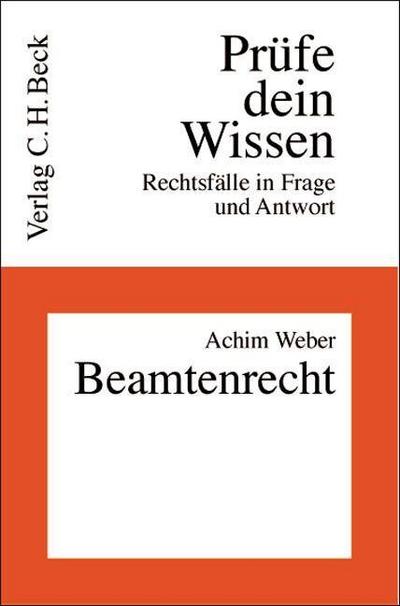 Beamtenrecht - Achim Weber