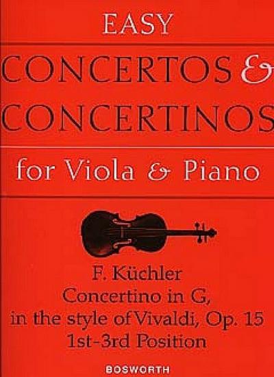 Concertino in G Op. 15: Viola and Piano - Ferdinand Kuchler