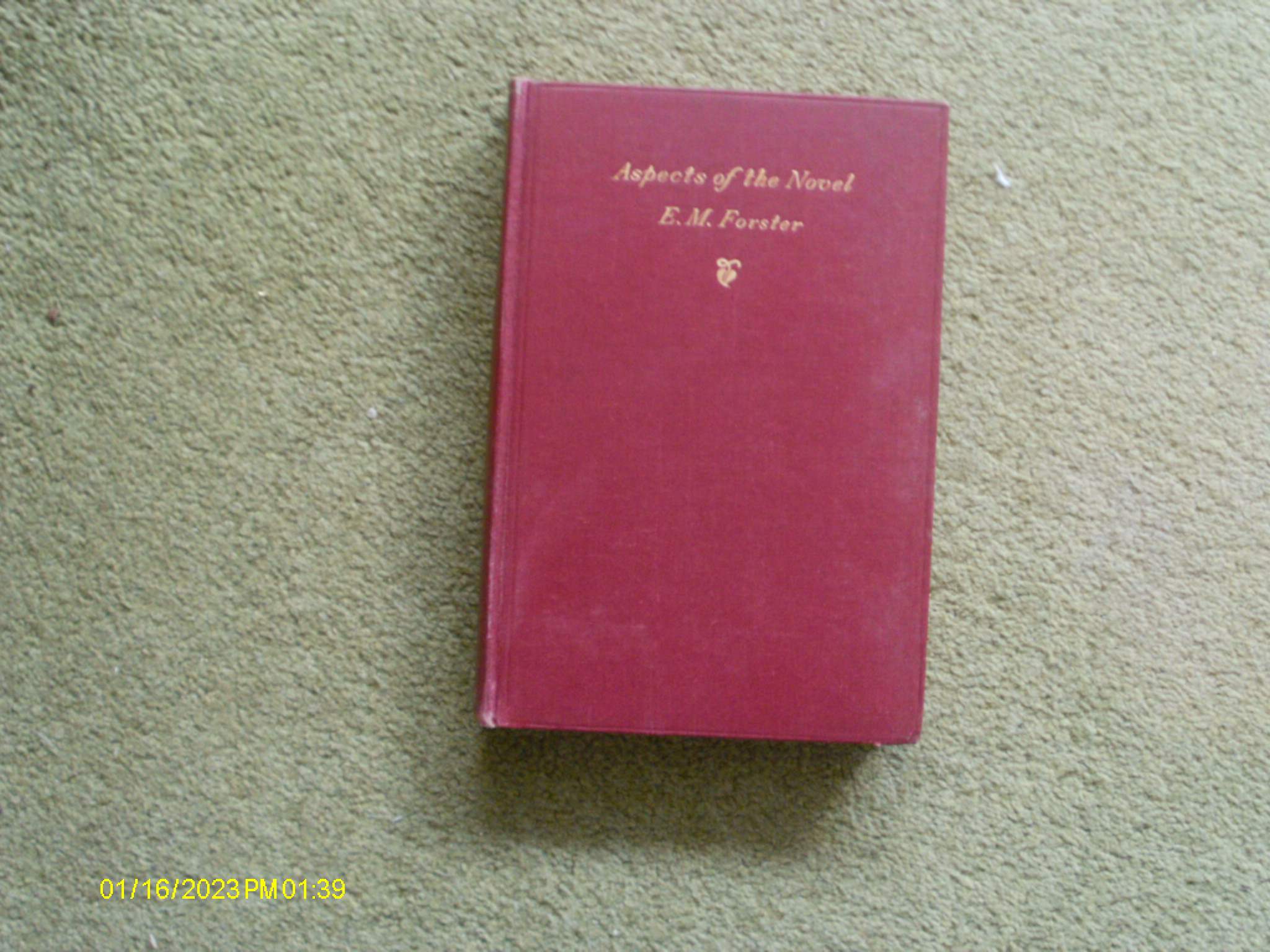 Aspects Of The Novel By E M Forster Very Good Fabric Board 1927 aspects-of-the-novel-by-e-m-forster-very-good-fabric-board-1927