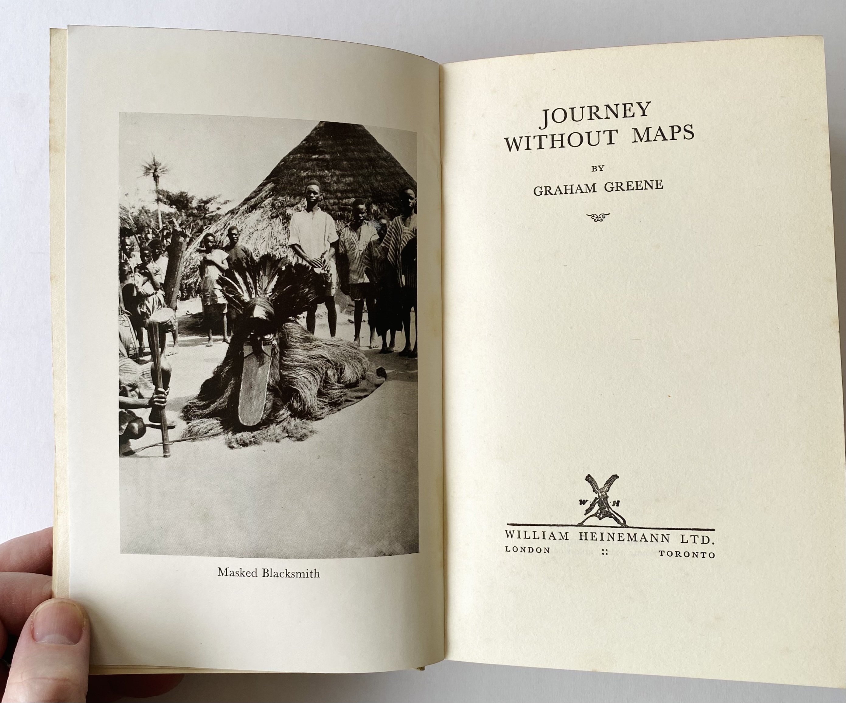 Journey without Maps by GREENE, Graham Near Fine Hardcover (1936) 1st