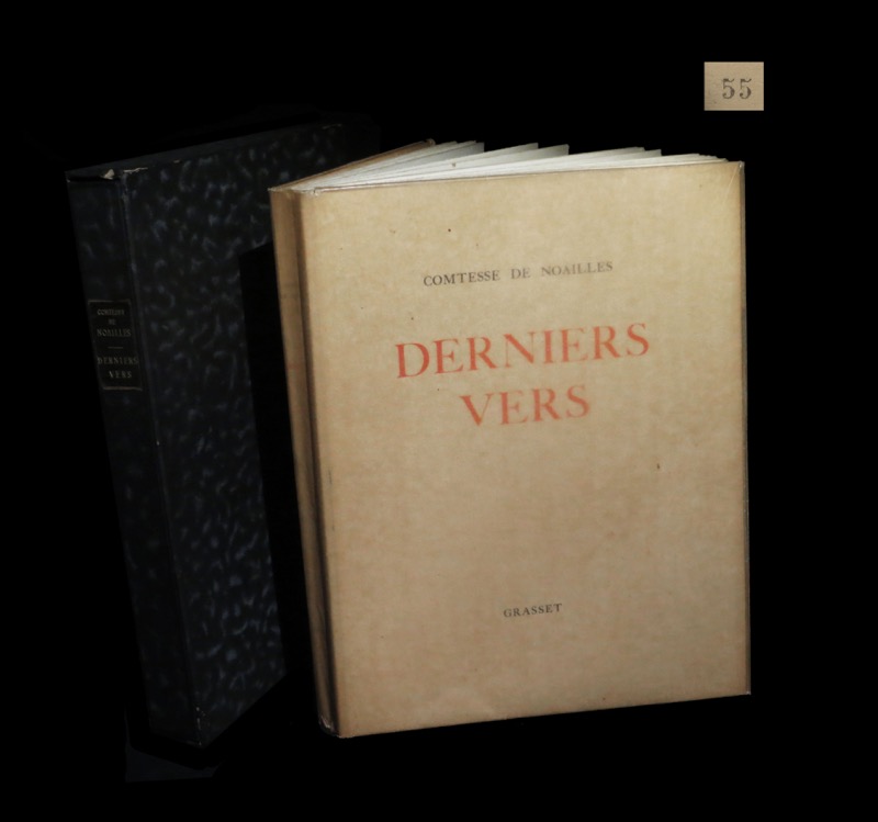 Derniers vers. - BRANCOVAN (Anna, dite Comtesse de NOAILLES ou Princesse BIBESCO).