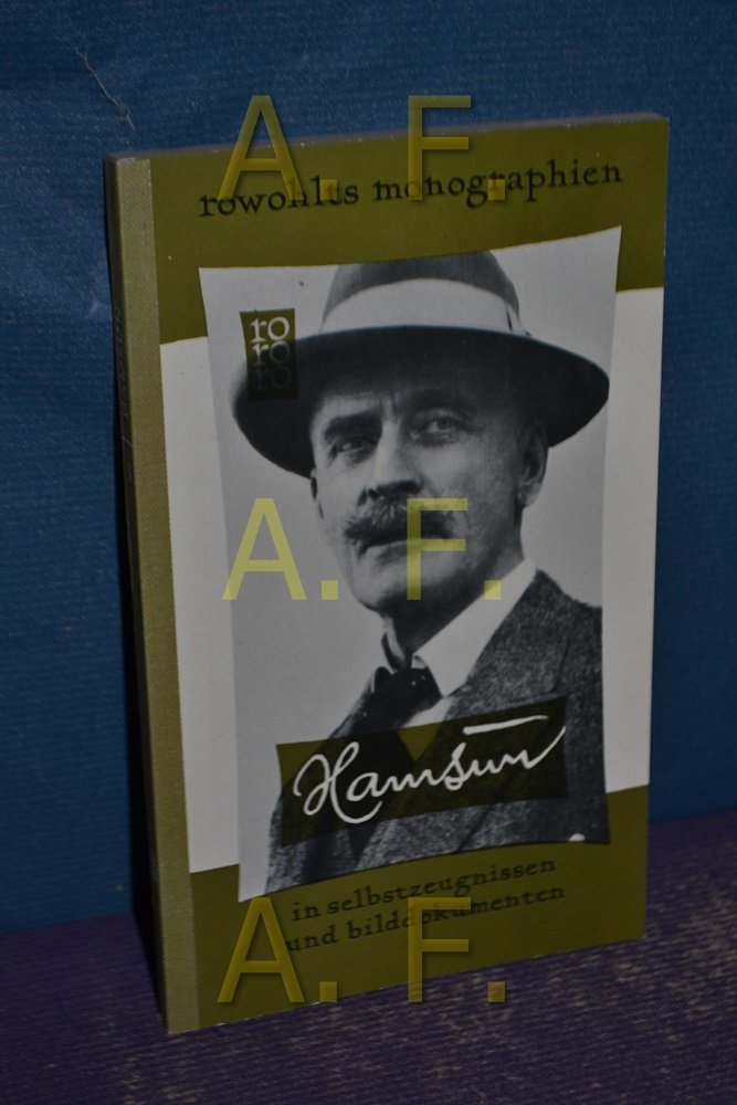 Knut Hamsun in Selbstzeugnissen und Bilddokumenten (Rowohlts Monographien, Nr. 3) (German Edition) - Beheim-Schwarzbach, Martin