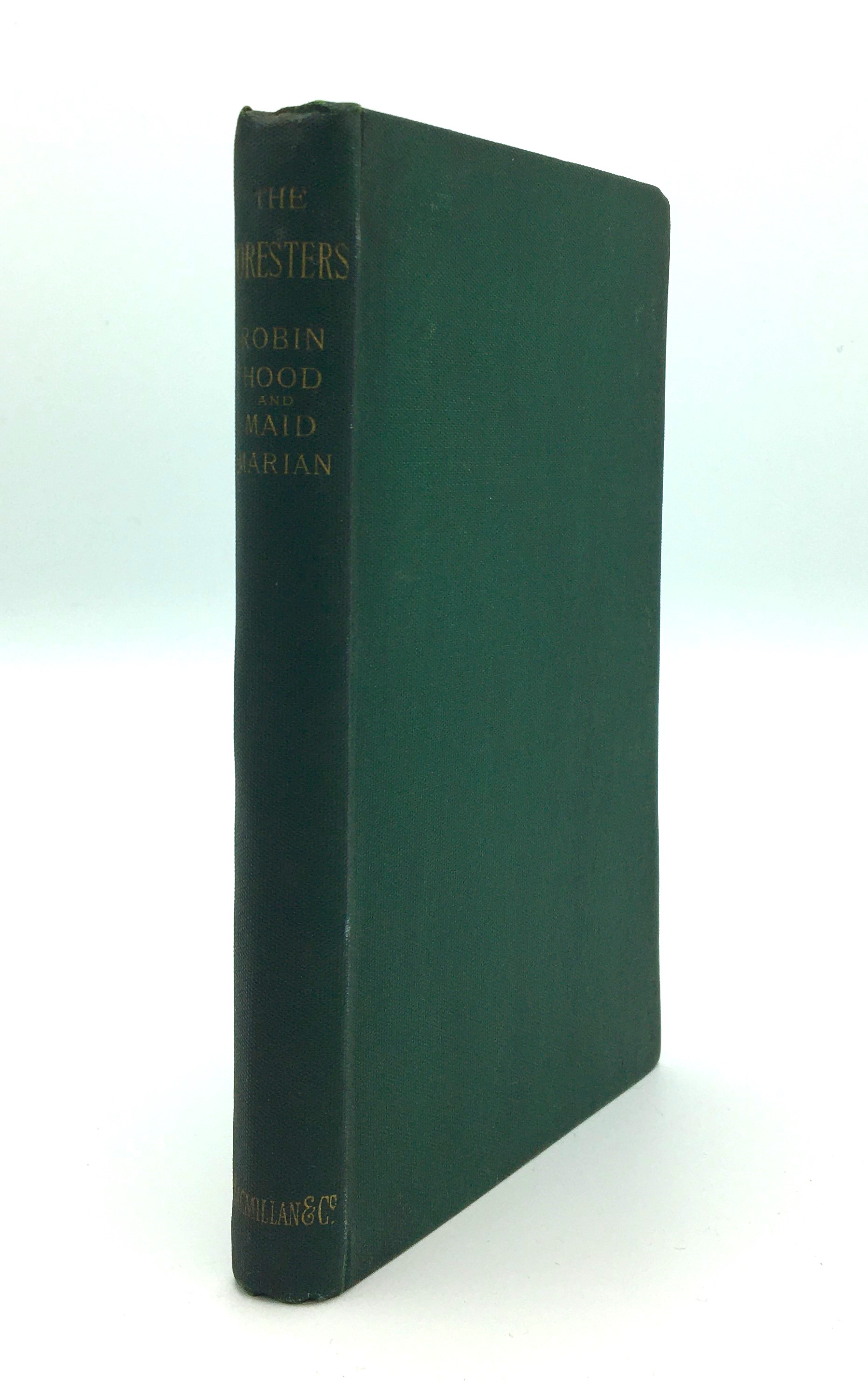 THE FORESTERS Robin Hood and Maid Marian. by TENNYSON, Alfred Lord