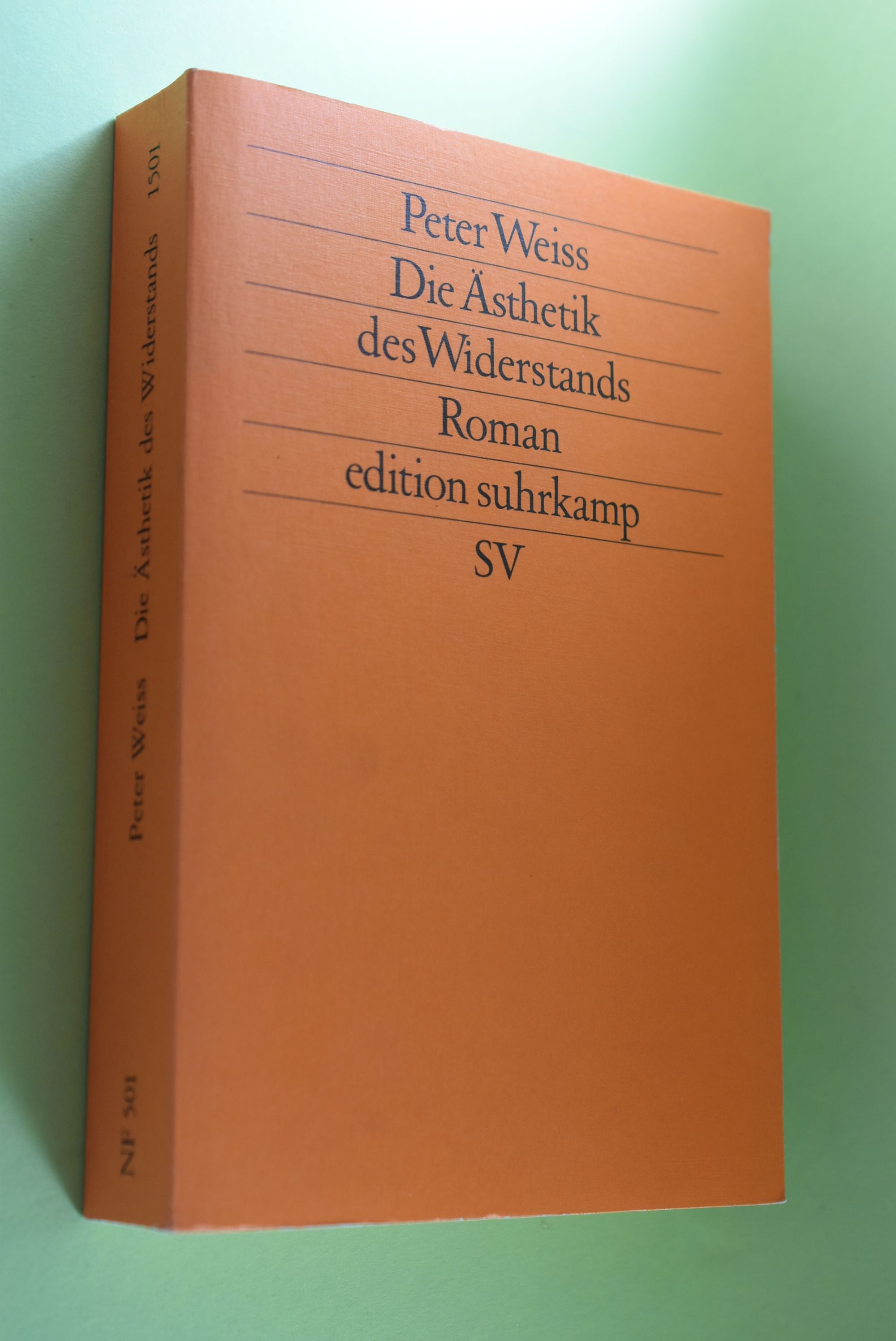 Die Ästhetik des Widerstands. Suhrkamp Taschenbuch; 1501 Neue Folge 501 - Weiss, Peter