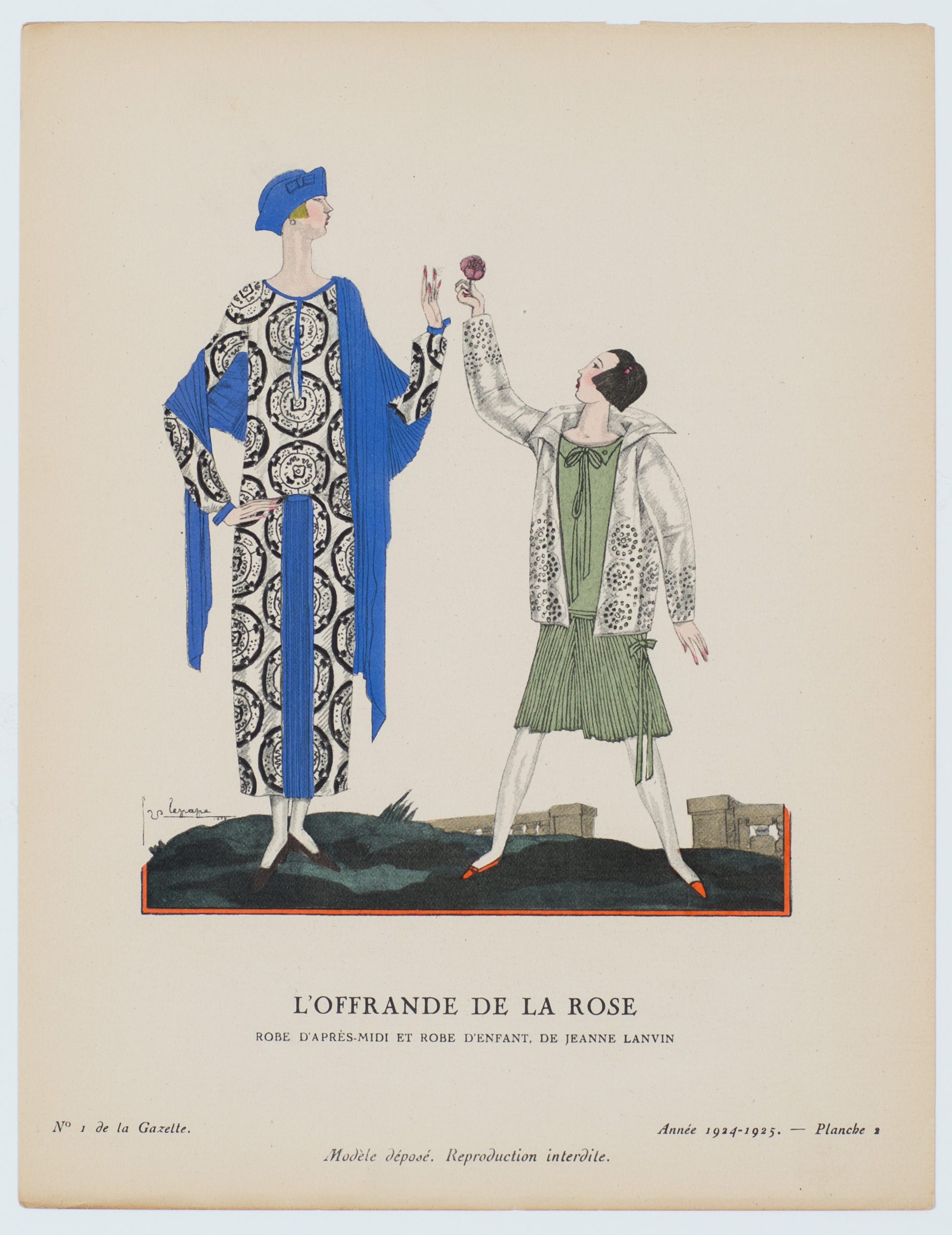 L Offrande de la Rose robe d apr s midi et robe d enfant de