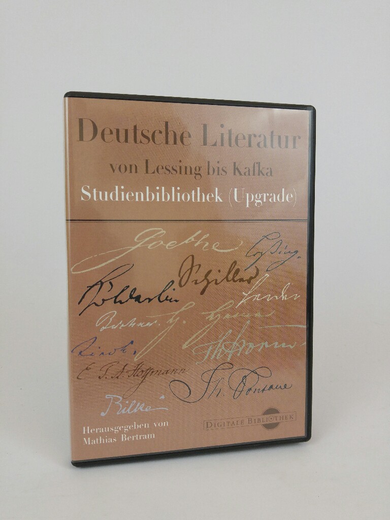Deutsche Literatur von Lessing bis Kafka. Upgrade (Digitale Bibliothek 1) - Bertram, Mathias