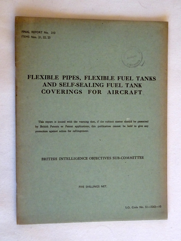 BIOS Final Report No. 310 Item No. 21, 22, 25, Flexible Pipes Flexible
